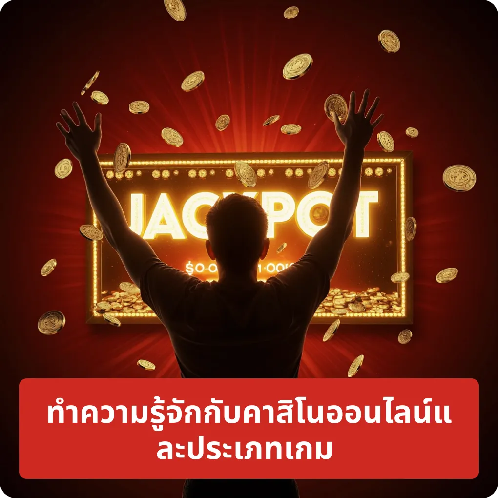 ทำความรู้จักกับคาสิโนออนไลน์ และประเภทเกม